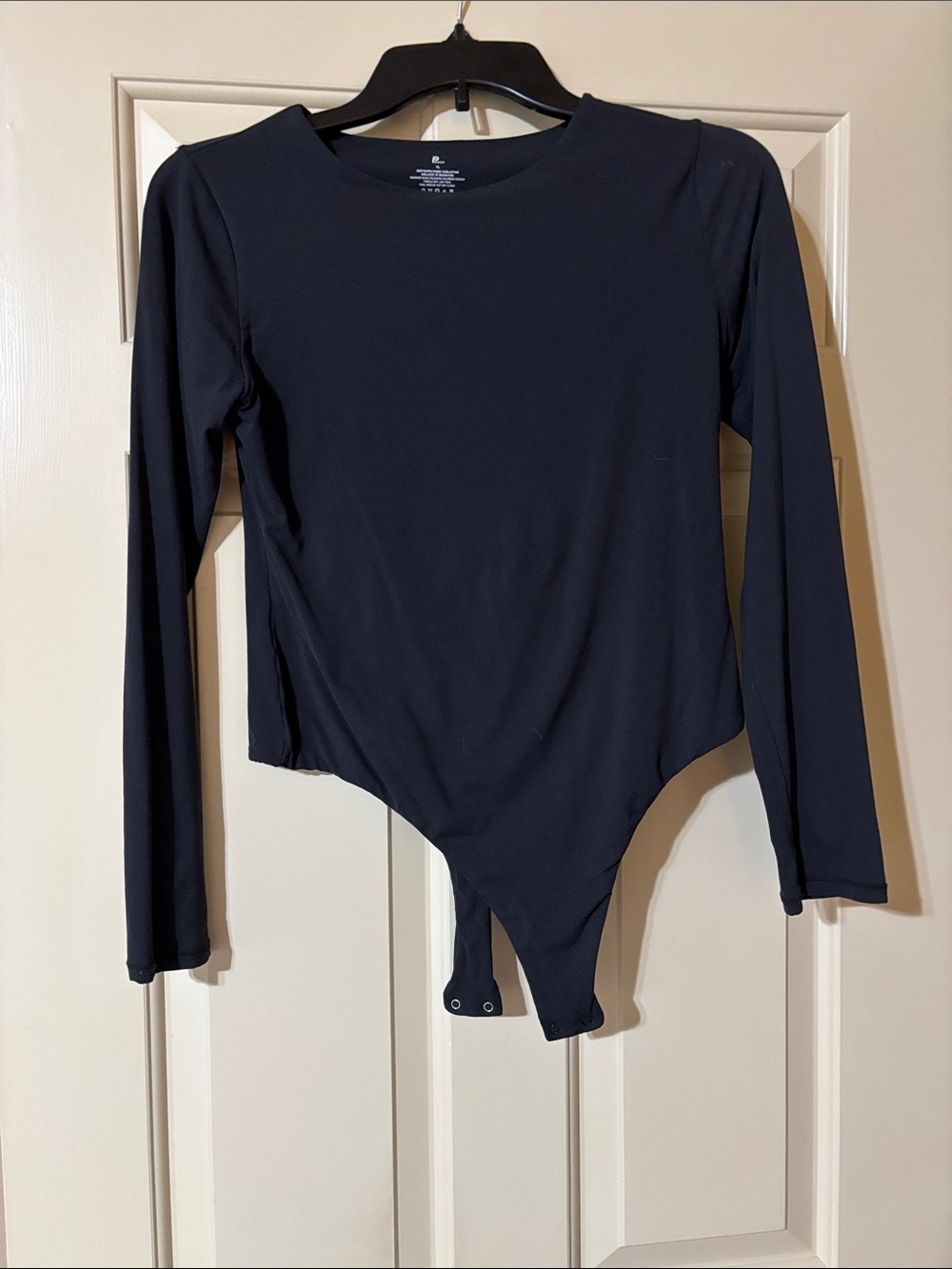 Black Long-Sleeve Bodysuit